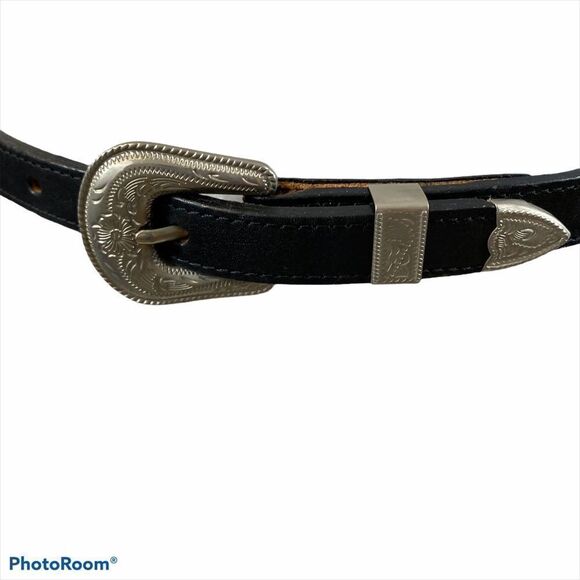 NWOT Brushy Creek‎ Serape Black Leather Belt 28 main image 9
